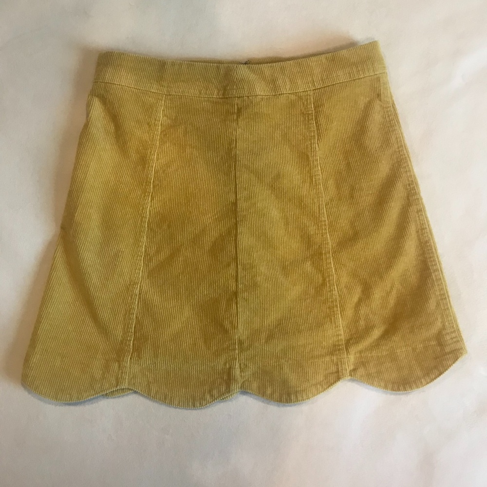 Altar'd State Yellow Skirt